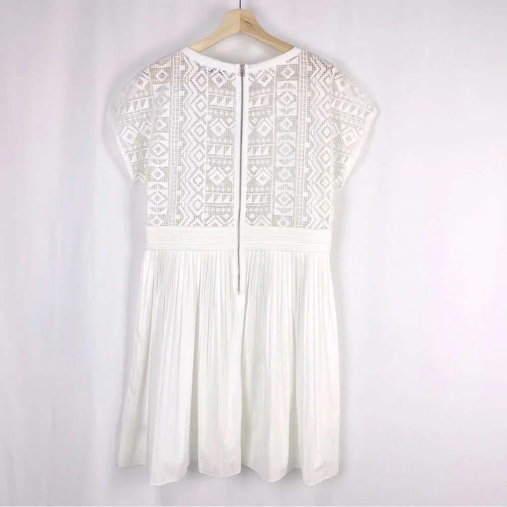 MADEWELL Geo Lace Dress Size 6 - Picture 5 of 11